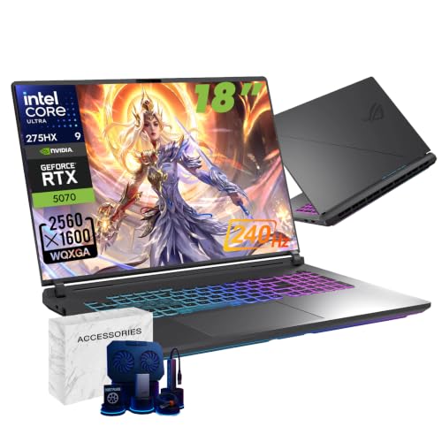 Image of ASUS ROG Strix G18 Gaming Laptop, 18 inch 2.5K 240Hz 500nits Display