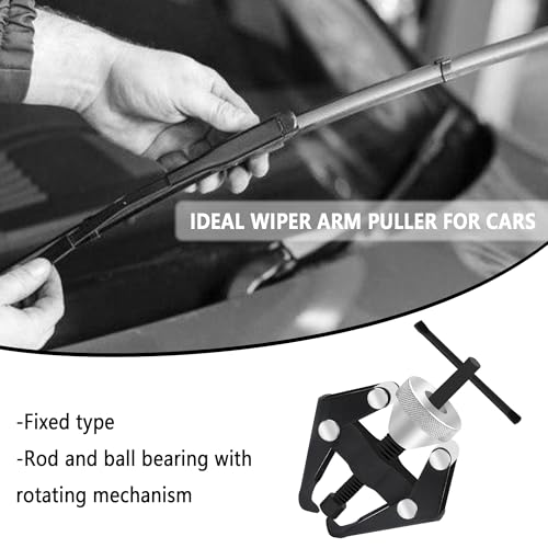 Image of Windshield Wiper Arm Removal Tool Kit,Professional Bearing Puller & Battery Terminal Puller for Easy Removal and Repair Wiper Arms,Universal Wipers Arm Pullers Car Accessories