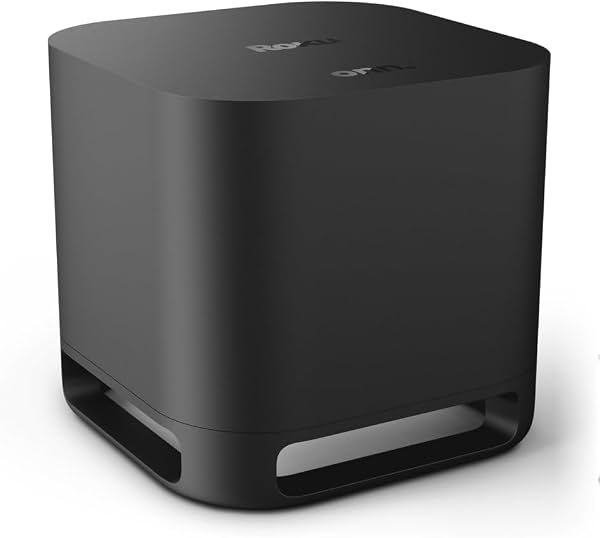 onn. Subwoofer inalámbrico Roku - Controlador de 10" con 150W de potencia máxima para mejorar los graves del cine en casa (Reacondicionado)