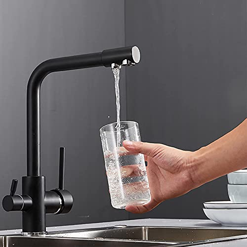Mitigeur de cuisine rotatif à 360 degrés pour évier et eau potable - 3