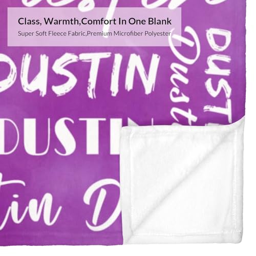 Name Blanket Personalized Name Blanket Customized Blanket with Name Text for Adult Kid Birthday Christmas Mothers Fathers Valentines Day Gift