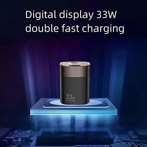 Carregador USB C 33W Display digital PD Carregamento rápido Tablet PC Adaptador de energia para iPho