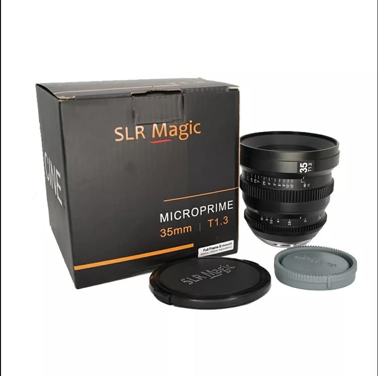 SLR Magic MicroPrime Cine 35mm T1.3 gran apertura lente para cámara S0NY-E Mount
