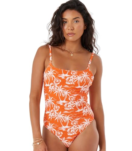 Roxy Women's One Piece Swimsuit – Tummy Control Bathing Suit, Removable Cups, Quick-Dry Fabric
