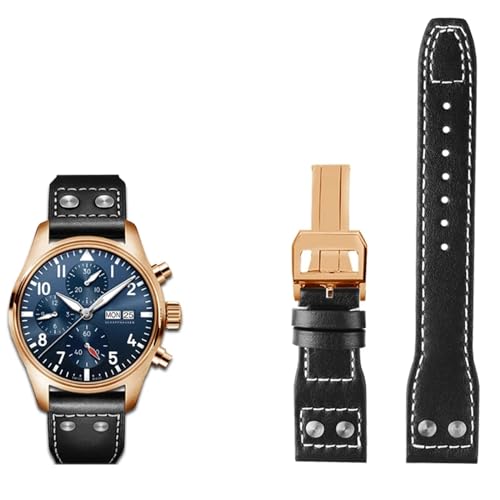 Bracelet de montre en cuir 21mm pour IWC Petit Prince et Mark accessoire montre aviateur