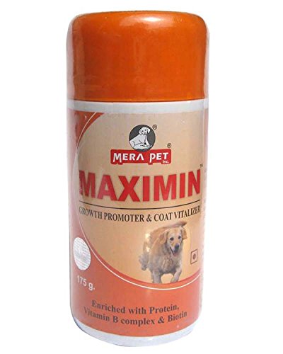 Maximin Growth Promoter & Coat Vitalizer Nutritional Supplement for Dogs 175GM