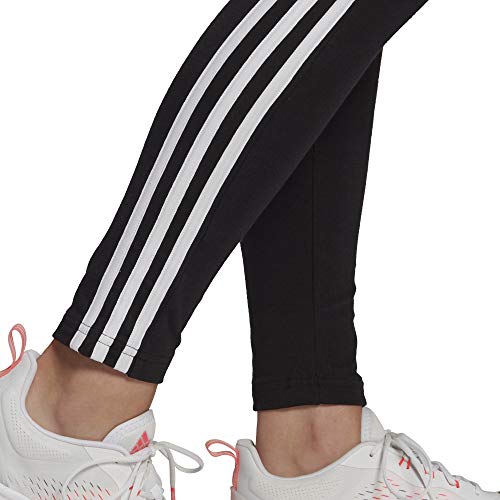 Adidas Women's Essentials 3-Stripes Leggings, Black/White, X-Small #TOP5