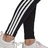 adidas Women's Essentials 3-stripes Leggings, Black/White, X-Large