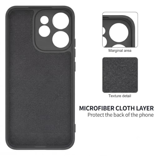 Image of Back Cover Compatible with Oppo Reno15 Pro 5G / 15 Pro Mini 5G | Full Camera Protection | Premium Liquid Silicon Case | Flexible Bumper Case for Oppo Reno15 Pro 5G / 15 Pro Mini 5G (Black)