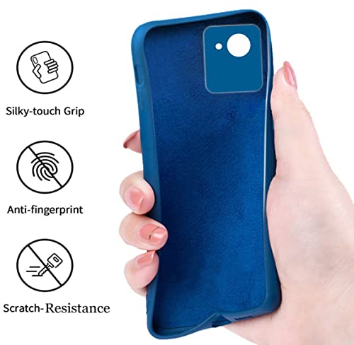 Image of A rtistque Back Cover Case for Realme C30 / Narzo 50i Prime with Camera Protection | Shockproof TPU | Stylish Protective Design | Realme C30 / Realme Narzo 50i Prime Back Cover - Blue