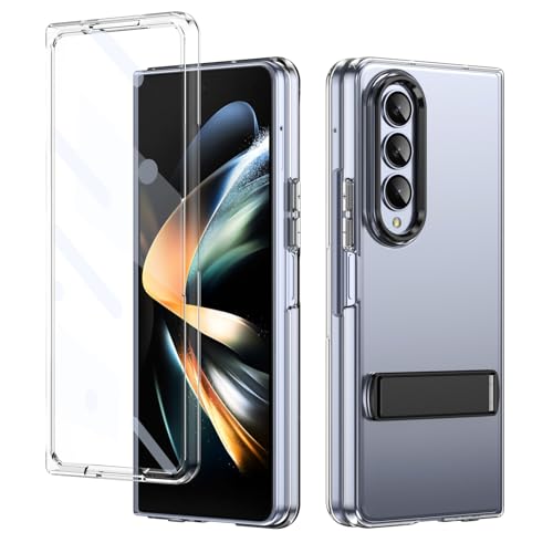 Coque Samsung Galaxy Z Fold 4 avec protecteur d'écran rigide noir