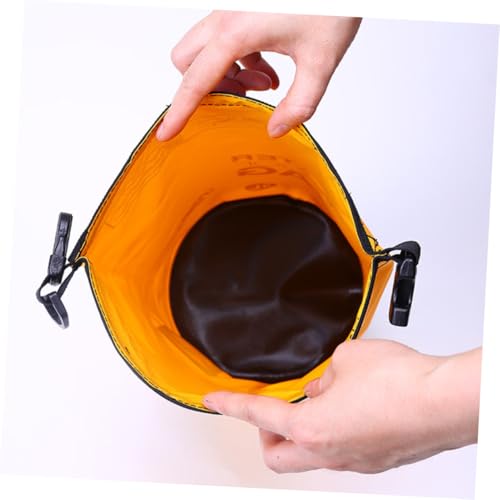 Bolsa inflable de PVC amarilla impermeable para rafting y pesca 2