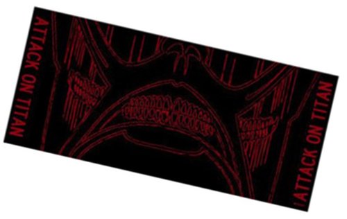 Serviette géante Attaque des Titans en microfibre à séchage rapide pour le sport
