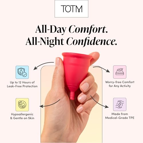 TOTM Eco-Friendly Size 2 Menstrual Cup - Reusable & Soft Fit - Image 2
