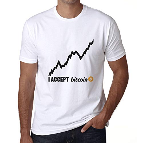 Men's Graphic T-Shirt I Accept Bitcoin Millionaire BTC HODL Crypto Eco-Friendly Limited Edition Short Sleeve