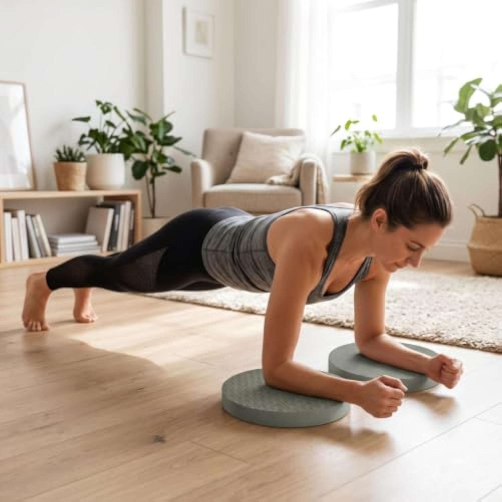 Thick Exercise Pad with Grip Textured Kneeling Pad