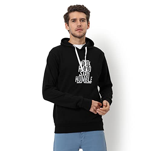 Image of CAHOOT Men's Printed Sweatshirt Regular Fit for Casual Wear | Full Sleeve | Cotton | Stylish Sweatshirt Crafted with Comfort Fit and High Performance for Everyday We