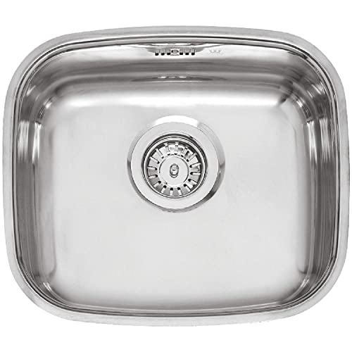 Single Bowl Chrome Stainless Steel Kitchen Sink - Reginox