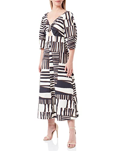 Sisley Dress 4O5RLV01H Vestido, Multicolor 76W, 38 De Las Mujeres