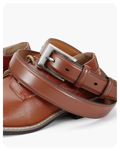 Image of CHAOREN Mens Belts Leather Gift for Men - Ideal Match for Mens Dress Shoes