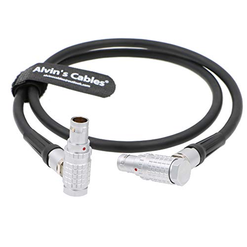 Alvin's Cables 16 Pines Macho LCD EVF Cable para Red Epic ángulo Recto 80cm Super Delgado y Flexible Cover