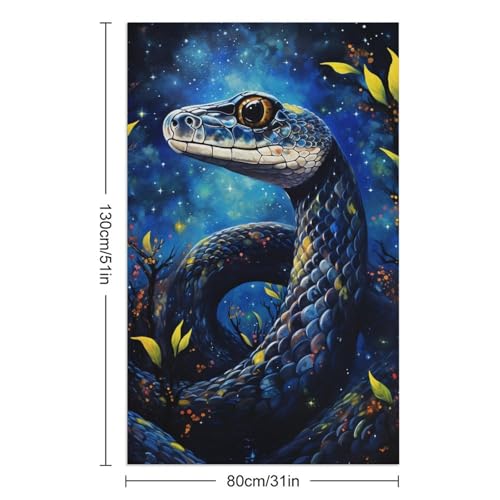 Drap de bain haut de gamme serpent magique absorbant et compact - 3