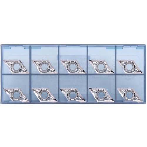 Inserts en carbure pour aluminium DCGT11T304 de tournage, lot de 10 pièces de coupe