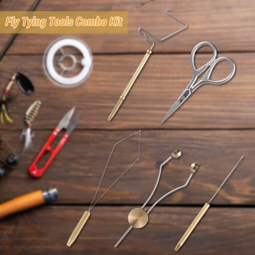 Support de bobine Bodkin Lixada et kit outils de fixation de mouche complet - 6