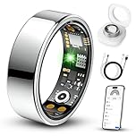 Benio Gen4 Smart Ring,2026 Upgraded,Smart Health Ring for Women Men Fitness Tracker with Heart Rate,Blood Oxygen,Sleep Monitoring,Step Counting,No Subscription,Sliver 8