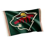 Desert Cactus Minnesota Wild Flag NHL 100% Polyester Indoor Outdoor 3x5 feet National Hockey League Team Flags (Flag A)