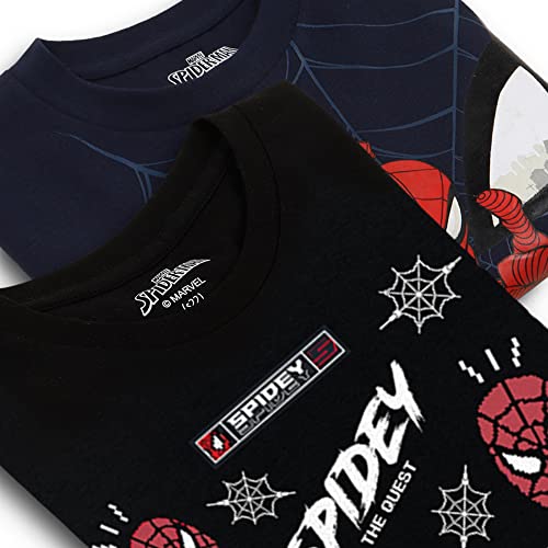 Image of Kidsville Marvel Comics Printed Regular Fit Multicolor Cotton Boy's T-Shirt