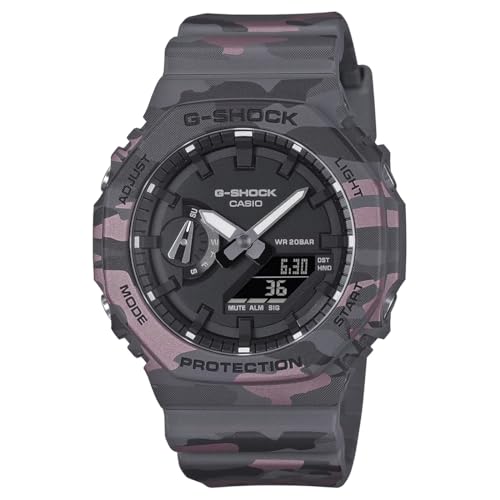 Image of Casio G-Shock GA-2100CM-8ADR Analog-Digital Camouflage Watch Men (G1794)