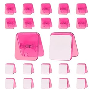 PATIKIL Selbstklebende Clips, 36 Stück Pink