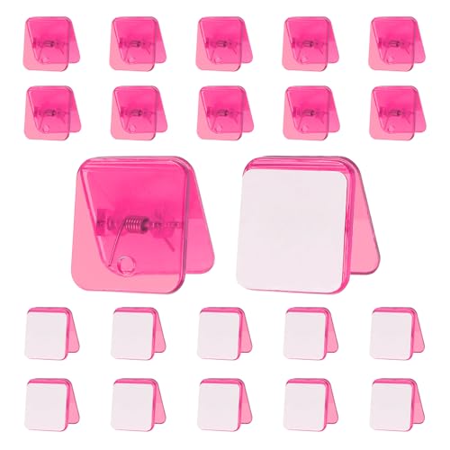 Clips pour tapisserie sans percer PATIKIL 36 pièces adhésives pour suspendre affiche rose