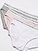 Calvin Klein Little Girls' Modern Cotton Bikini Underwear Panty, 3 Pack - Crystal Pink, Classic White, Heather Grey, Medium