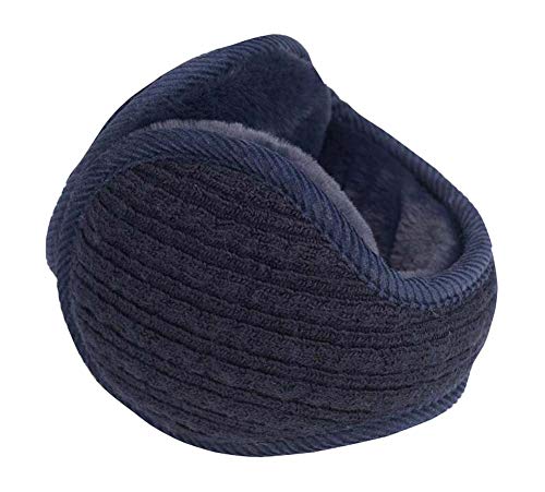 RYZGOJV Winter Outdoor Earmuff Foldable Earmuff Plush Lined Warm Earmuff B09