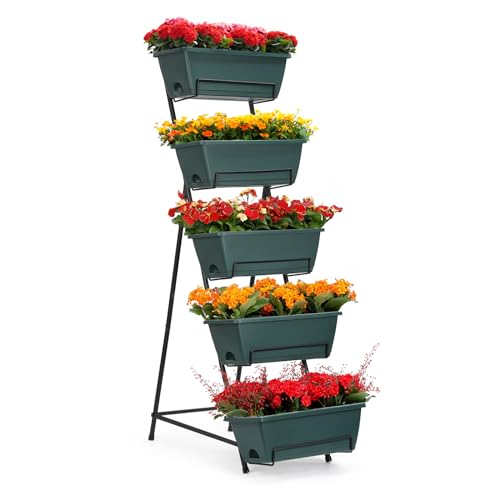 YBING Vertical Raised Garden Bed 5 Tier Herb Garden Planter