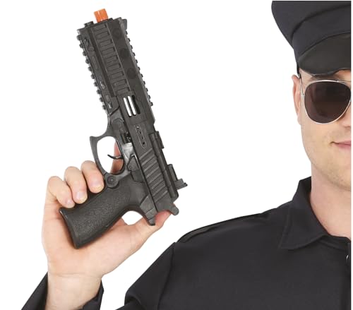 Pistola de 28 cm para disfraz de carnaval o halloween 17113 GUIRCA