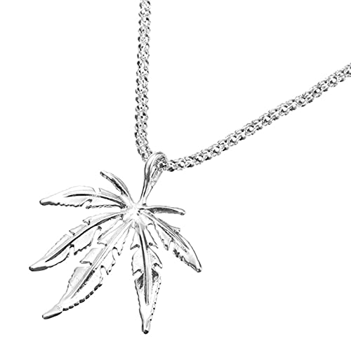 Collier feuille vintage pour homme idéal pour accessoiriser un look streetwear en festival