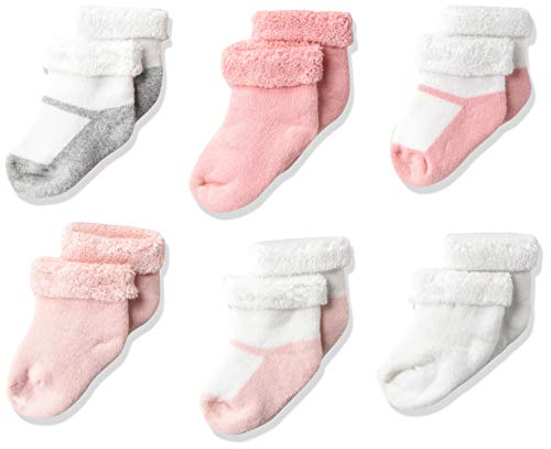 Image of Gerber baby-girls 6 Pack Socks