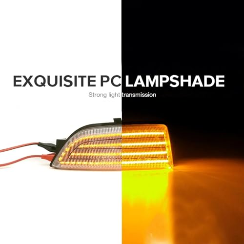 Luces LED Dinámicas para Espejo Retrovisor de Coche Intermitentes para Ford Ranger T6 Everest 4