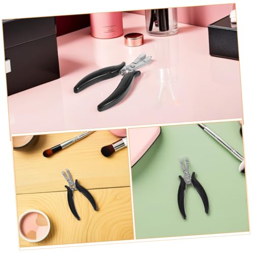 Pince Extensions de Cheveux Outil Retrait Pose Ruban Nano Perles Antidérapante 2 Pcs