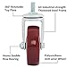 Finnhomy Swivel Caster Wheels 4 Inch Threaded Stem Casters Set of 4 Heavy Duty 1/2
