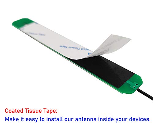 Image of Internal Laptop WiFi Antenna 8dBi Dual-Band Mini PCIe U.FL MHF1 Cable 50cm | 2.4GHz 5.8GHz, PCB design, UFL Connector. Mini PCIe wifi card antenna only-not for M.2 /NGFF
