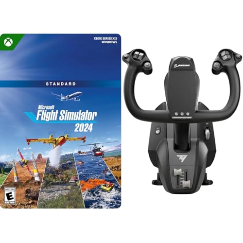 Thrustmaster TCA Yoke Boeing Edition + Microsoft Flight Simulator 2024 Standard [Digital Code] – Play on Xbox Series X|S and Windows PC