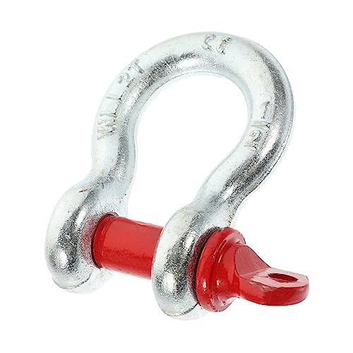 LIFKOME 2 Ton Capacity Anchor Shackle Galvanized Marine Shackles Screw Pin 1/2'' Chain Hitch for Off-Road