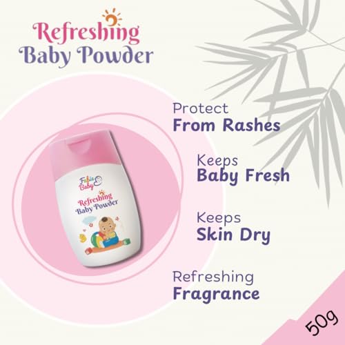 Image of FABIE BABY 5-Piece Baby Care Kit - Powder, Shampoo, Lotion, Soap & Oil