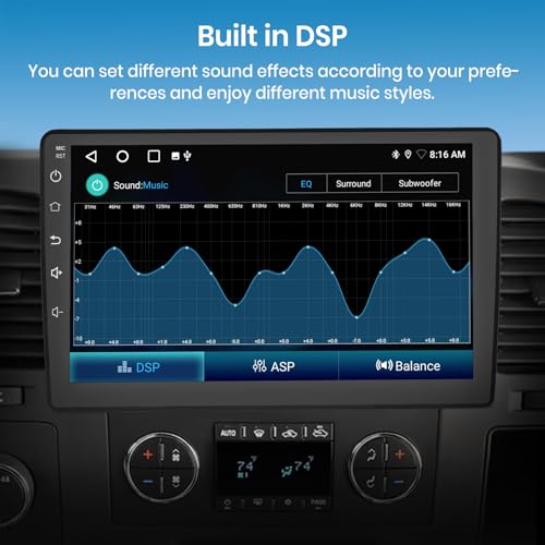 Image of AWESAFE Car Radio Stereo 64ROM for Chevy Silverado 2007-2013 GMC Sierra