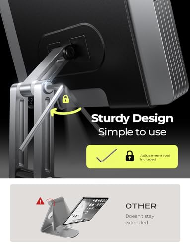 image for LISEN for iPad Stand Holder Adjustable Tablet Stand for Desk, 2025 for
