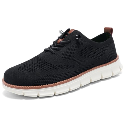 Image of Jeeeun Men's Dress Shoes Casual Knit Sneakers Lightweight Comfortable